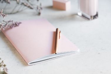 Pink Personal Story Journal with Prompts